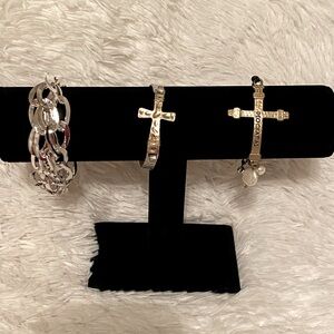 Cross Bracelets Lot of 3
